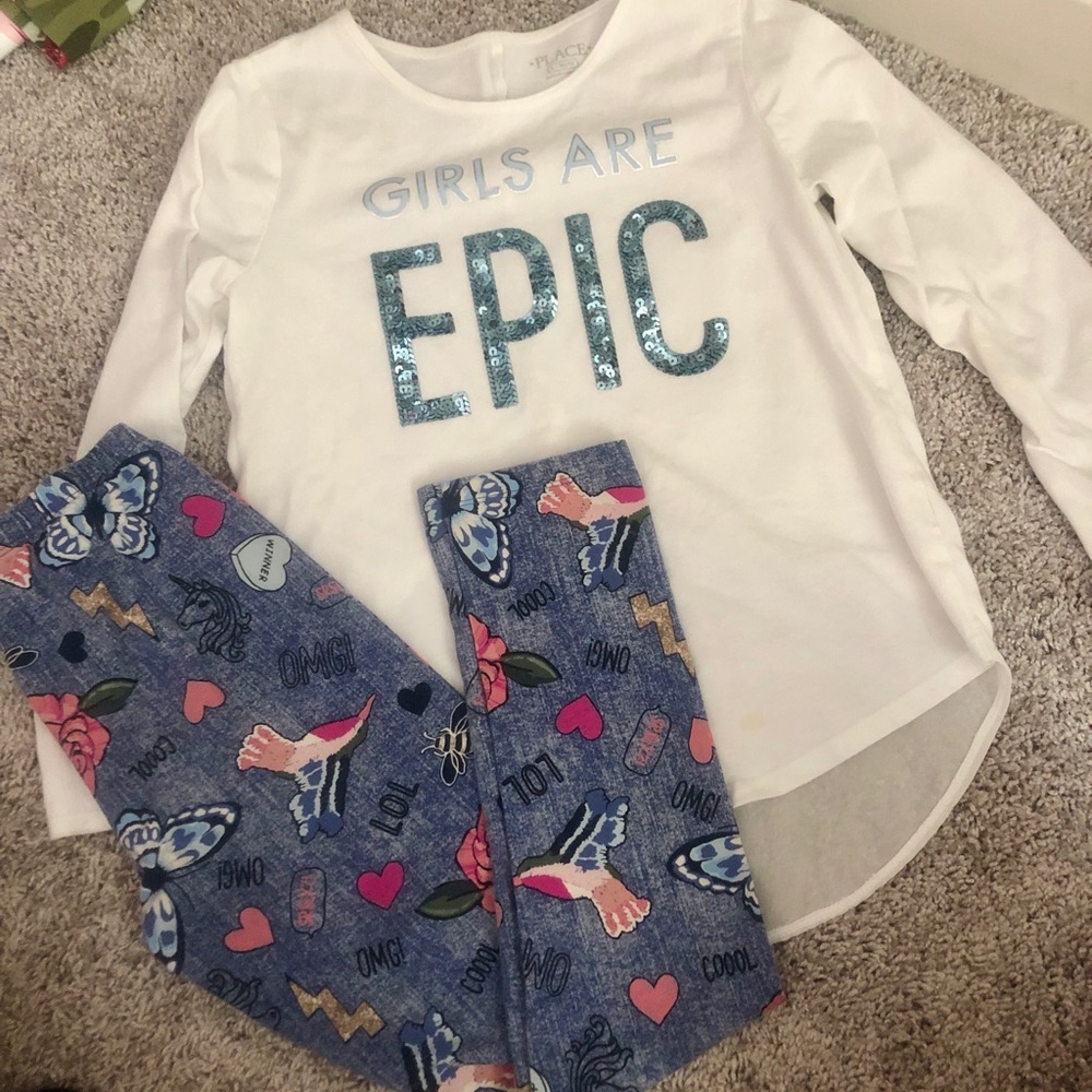 3 girls full outfits size 10/12